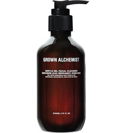 Grown Alchemist Facial Cleanser, Gentle Gel Cleanser Geranium Leaf, Bergamot, Rosebud Oil Based - Face Cleanser for Dry and Sensitive Skin Types, Natural Hydrating Face Wash, Reduces Acne - 200 ml