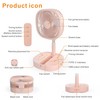 Magesh Portable Pedestal Fan - Foldaway Standing Fan Foldable Desk