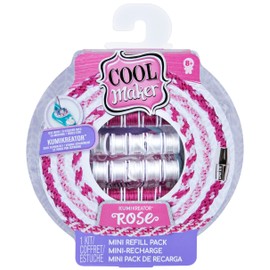 Cool Maker, KumiKreator Rose Mini Fashion Pack Refill, Friendship Bracelet Activity Kit