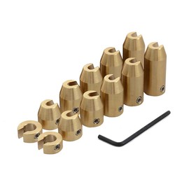 NICECNC 12 Pack Motorcycle Reusable Brass Wheel Spoke Balance Weights Refill Kits Compatible with Super Moto,Dual sport,metric cruisers,vintage or any other spoked wheels