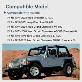 Panwarmoll Crankcase Vent Tube Compatible with Jeep Grand Cherokee XJ 4.0L 1996-2001 for Jeep Wrangler TJ 4.0L 1997-2004 Replace# 4854265 04854265