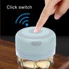 100ml Electric Garlic Chopper USB Rechargeable Portable Meat Grinder Mincer