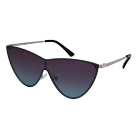 Edge I-Wear One-piece Cateye Women Sunglasses Flat Tinted Lens 55693-FLFM-3(gybu)