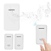 Home Wireless Battery operated Doorbell Waterproof Three to One Doorbell