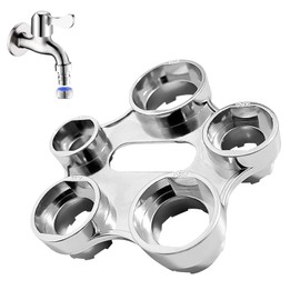 ATSGJLZN Key 10 Sizes Tap Descaler Attachment Zinc Alloy Tap Key