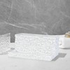 WHITE FLORAL BATHROOM TRAY for COUNTERTOP organizer for bathroom