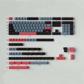 8008 Keycaps 172 Keys Cherry Profile Doubleshot Keycap Set Fit for 60% 65% 95% Cherry Mx Switches ISO ANSI Layout Mechanical Keyboard