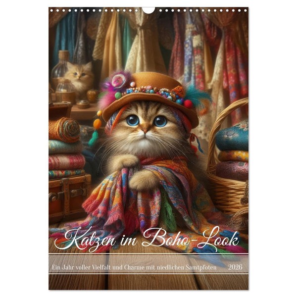Boho-look cats - A year full of variety and charm