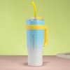 Vaso Térmico 40 oz,Simple Modern Vaso Térmico con Asa y
