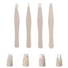 TOVINANNA Practical Beauty Eyebrow Clip 4pcs Stainless Steel Tweezers Ergonomic