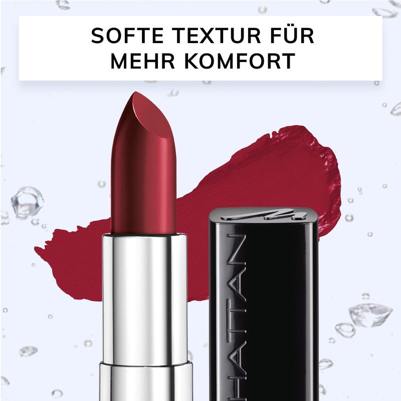 Manhattan Moisture Renew Lipstick Moisturising Lipstick for Intense Colour &
