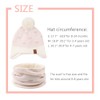 JANGANNSA Knitted Baby Hat Scarf Set Winter Warm Boys Girls