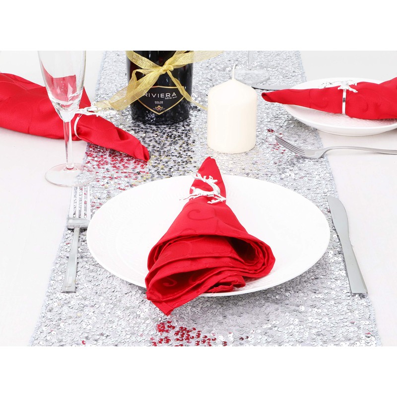 Pack Of 6 - Metal Christmas Napkin Holders - 6