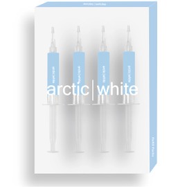 Arctic White Advanced Teeth Whitening Refill Pack – 4 x 4.5ml Dental Grade Whitening Gel formulated for use with Arctic White Advanced Teeth Whitening System