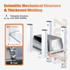 SMOQIO Trailer Ladder Rack, 4 Racks Enclosed Trailer Ladder Rack