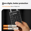 Locker Padlock with 4-Digit Code for Gym, School, Home, Work