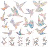 6 Sheets Anti-Collision Window Stickers, Window Stickers with Rainbow Reflection