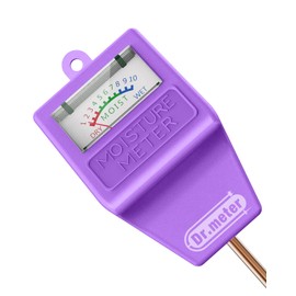 Dr.meter Soil Moisture Meter Tester for Plants, Hygrometer Moisture Sensor for Houseplants Indoor Outdoor Garden Lawn Use - Plant Water Meter Gauge Test Kit, No Battery Needed - Gardening Gifts