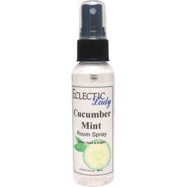 Cucumber Mint Room Spray, 2 Ounces, No Artificial Colors, Parabens, or Preservatives - Fragrant Aromatic Room Mist For Home, Room, Office