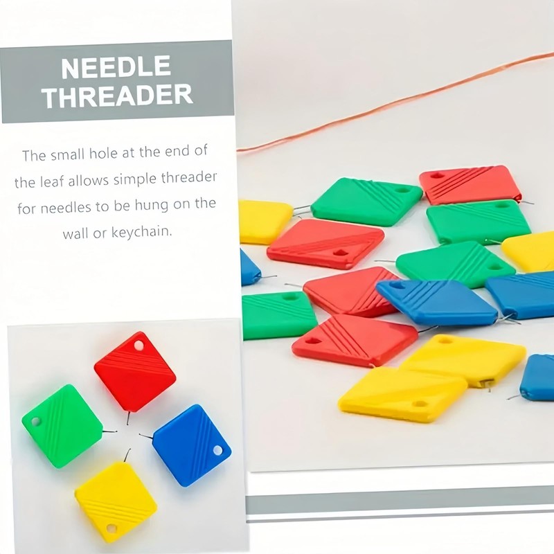 20pcs Automatic Needle Threader,Square Needle Threaders,Sewing Machine Needle Threader,Simple Needle