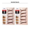 Kiss New York Instant Brow Stamp And Stencil Kit Dark