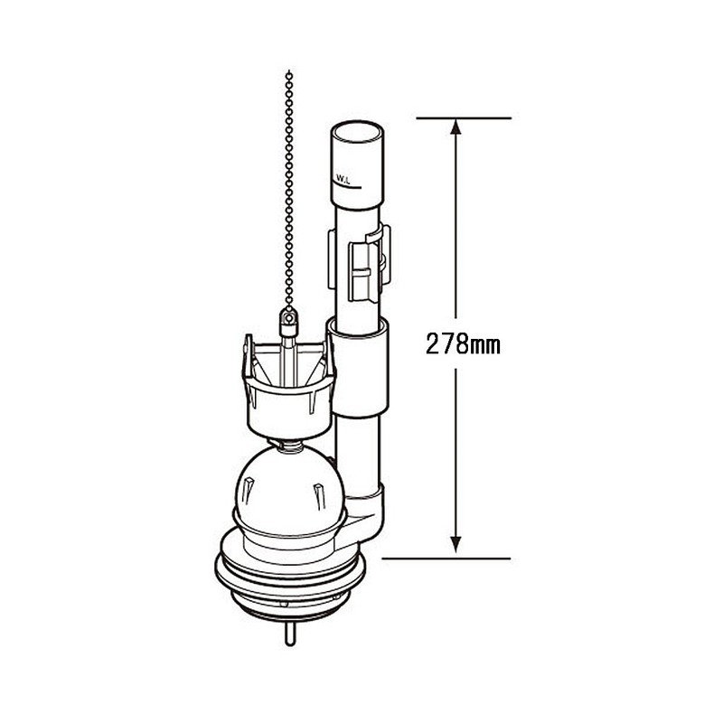 LIXIL INAX Large and Small Switchable Float Valve TF-2820C