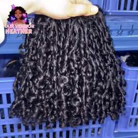 15A Grade Human Hair Bundles Silk Straight Natural Wave Original Burmese Curly Double Drawn Human Hair Wigs Bundles Suppliercolor: 1 bundle pixie curly, Stretched Length: 12 inches