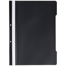 Classmaster PF25BK Clear Front Report & Project Covers — Black (Pack of 25)