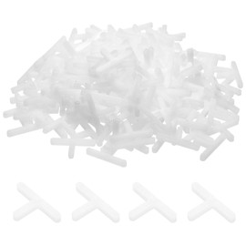 sourcing map 100pcs Tile Spacers 3mm Hard Plastic t Type Tiles Leveler Spacer Installation Ceramic Spacing Clips for Wall Floor