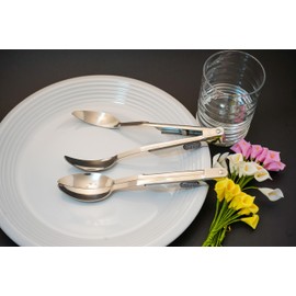 SNAPSPOON –Adaptive Tong Spoon with Slide Lock | No Spill | Smart Sensory Self-Feeding Utensil for Kids, Adults, Seniors | Fine Motor Skills Cutlery | Ramen, Pho, Spaghetti, Rice | Yolk Separator