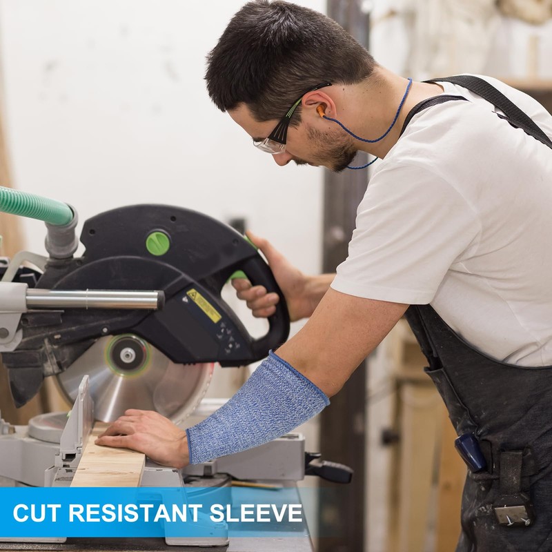 PATIKIL 16 Inch Cut Resistant Sleeve, 3 Pairs Arm Safety
