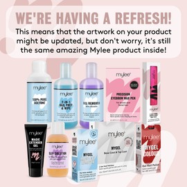 MYGEL by Mylee Magic Extender Gel – Long Lasting Wear, Natural Look, Nail Extension Gel, for Beginners & Salon Professionals, Acrylic Nail Thickening Builder Gel, Nail Art - 60 Gram Tub (Nearly Nude)