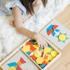 Melissa & Doug Pattern Blocks and Boards - Wooden Classic