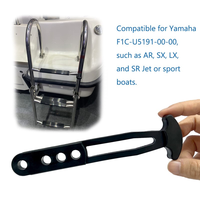 Marine Boat Telescoping Ladder Strap with 4 Adjustable Mounting Holes,