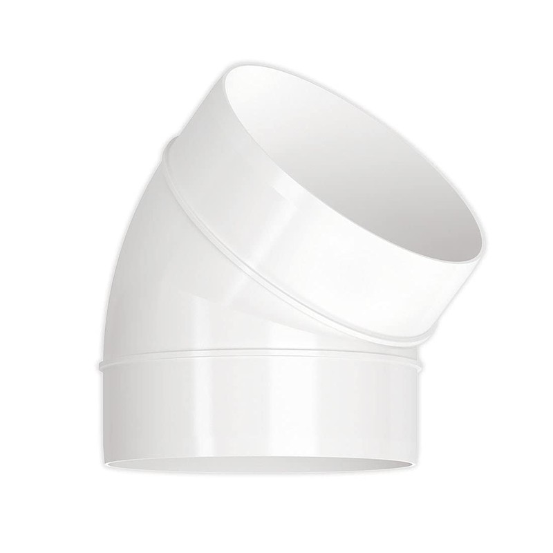 Fantronix 45 Degree Elbow Connector Bend 100mm - 4 inch