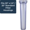 SpiroPure 20x2.5 Hard Water Filter, Descaler & Anti-Scale Filter for