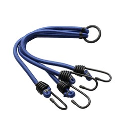 Captain Stag Y-5703 Stretch Cord 31.5 x 0.4 inches (80 x 9 mm) with 4 Hooks