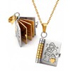 Gaahkai Chapter Book Necklace for Granddaughter, The Most Beautiful Adjustable