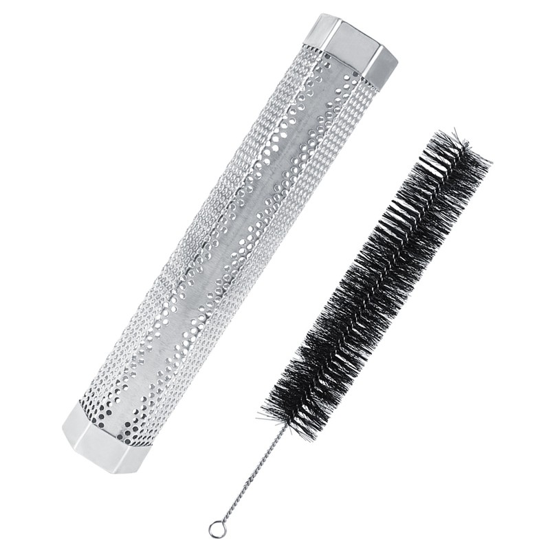 Pellet Smoker Tube Hexagonal Stainless Steel BBQ Pipe Outdoor Mesh