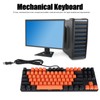 Mechanical Keyboard Blue Switch TwoTone Keycap Sweat Proof Portable 87