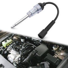 1PCS Inline Spark Plug Tester, Small Motor Vehicle Engine Ignition, Armature Diagnostic Detector, Suitable for Automobile, Motorcycle, Lawn Mower Internal and External Engines