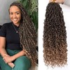 Xtrend 8 Packs 12Strands/pack River Boho Goddess Locs Crochet Hair