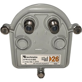 Technetix OTR-U-2-26/I 2 Port 26db Tap Faceplate