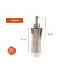 Bagnoxx Soap Dispenser Stainless Steel 450 ml Grey Silver 18.8