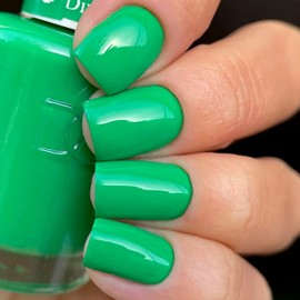 DND Gel Polish Set, Green Collection, UV/LED Gel Polish and Air Dry Nail Lacquer, Matching Chip-Free Polish Duo, 890 Divine Green, 0.5 Fl Oz