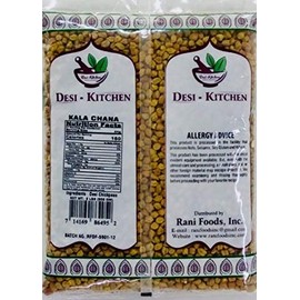 Desi Kitchen Kala Chana (small black garbanzo) 2LB By Rani Foods Inc