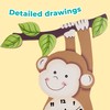 Fantasy Fields Sunny Safari Nursery Clock, Decorative Silent Non-Ticking Kids