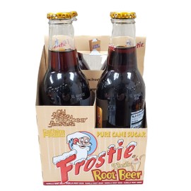 Frostie Soda 12 ounce Glass Bottles (Vanilla Root Beer, 12)