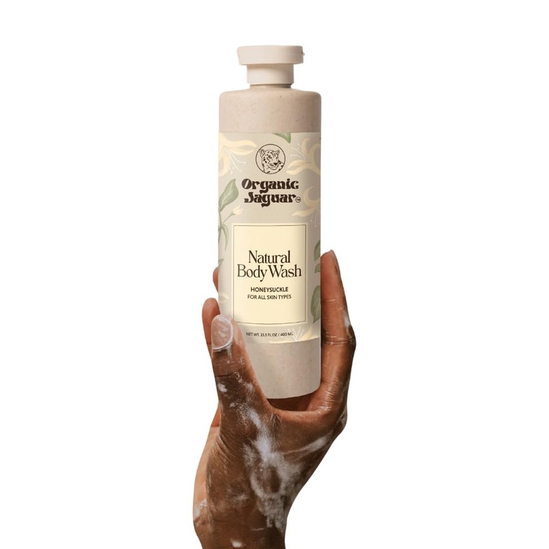 Organic Jaguar Natural Body Wash with Aloe Vera Gel and