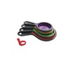 Collapsible Silicone Measuring Cups with 60ml/80ml/125ml/250ml - 4 Piece Set